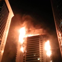 Звук горящего здания